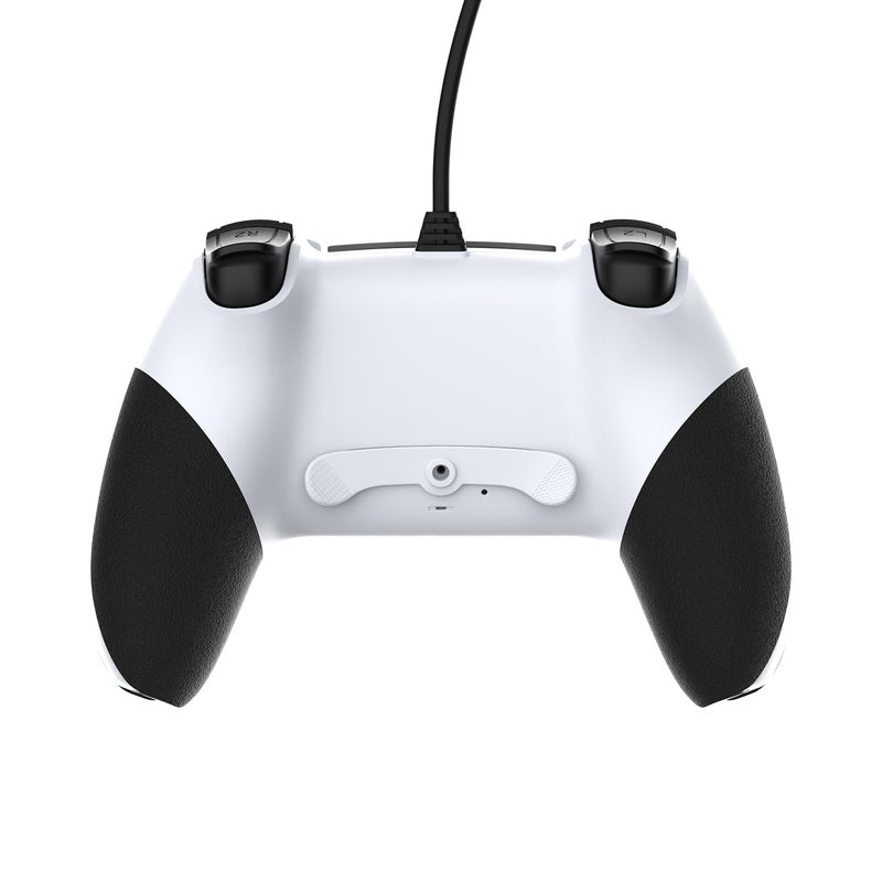 GAMFAMI Wired Controller Gamepad for Playstation 4 with Advanced Programming Buttons Dual Vibration Shock Joystick Gamepad for PS4/PS4 Slim/PS4 Pro and PC (White) - Image 5